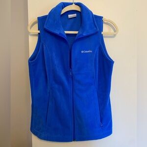 Columbia Benton Springs Blue Chill Fleece Vest Size Small